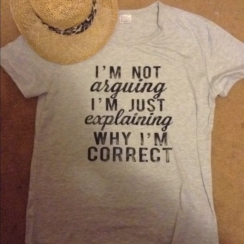 I'm not arguing... Tshirt
